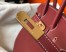 Hermes Bordeaux Clemence Birkin 30cm Bag