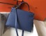 Hermes Blue Agate Epsom Kelly 32cm Sellier Bag