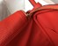 Hermes Lindy 30cm Bag In Red Clemence Leather