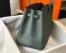 Hermes Vert Amande Clemence Birkin 35cm Bag