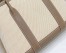 Hermes Garden Party 30cm Bag in Toile and Taupe Leather