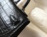Hermes Kelly Mini II Bag In Black Embossed Crocodile Calfskin