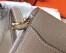 Hermes Mini Sac Roulis 18cm Bag In Grey Evercolor Calfskin