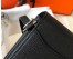 Hermes Mini Sac Roulis 18cm Bag In Black Evercolor Calfskin
