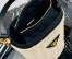 Prada Bucket Bag In Wicker and Black Canvas 