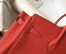 Hermes Red Clemence Birkin 30cm Bag