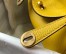 Hermes Mini Lindy Bag In Yellow Clemence Leather
