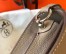 Hermes Mini Sac Roulis 18cm Bag In Grey Evercolor Calfskin