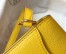 Hermes Mini Sac Roulis 18cm Bag In Yellow Evercolor Calfskin