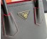 Prada Double Mini Bag In Black Saffiano Leather