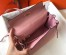 Hermes Pink Clemence Kelly 25cm GHW Bag