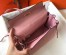 Hermes Pink Clemence Kelly 32cm Retourne Bag