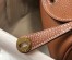 Hermes Mini Lindy Bag In Brown Clemence Leather
