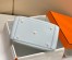 Hermes Lindy 30cm Bag In Blue Brume Clemence Leather GHW