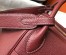 Hermes Lindy 30cm Bag In Bordeaux Clemence Leather 