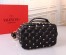 Valentino Small Noir Rockstud Spike Bucket Bag