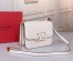 Valentino Small Vsling Shoulder Bag In White Calfskin