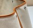 Hermes Garden Party 36cm Bag in Toile and Gold Leather