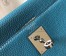 Hermes Blue Jean Clemence Kelly 25cm PHW Bag