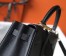 Hermes Black Clemence Kelly 28cm Bag