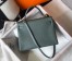 Hermes Vert Amande Clemence Kelly 32cm Retourne Bag