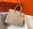 Hermes Argile Clemence Birkin 30cm Bag