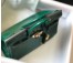 Hermes Birkin 25cm Bag In Green Embossed Crocodile Leather