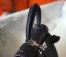 Hermes Navy Blue Clemence Kelly 28cm Bag