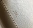 Hermes Kelly Pochette Bag In White Epsom Leather