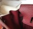 Hermes Bordeaux Clemence Birkin 30cm Bag