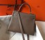 Hermes Etoupe Clemence Kelly 25cm GHW Bag
