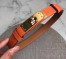 Hermes Kelly Belt In Orange Epsom Leather