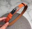 Hermes Kelly Belt In Orange Epsom Leather