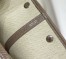 Hermes Garden Party 30cm Bag in Toile and Taupe Leather
