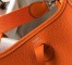 Hermes Evelyne III TPM Bag In Orange Clemence Leather