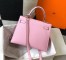 Hermes Pink Epsom Kelly 32cm Sellier Bag