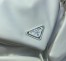 Prada Signaux Hobo In Bag In White Nylon