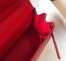 Hermes Red Clemence Kelly 32cm Retourne Bag