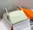 Hermes Lindy 30cm Bag In Vert Fizz Clemence Leather PHW