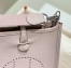 Hermes Evelyne III TPM Bag In Mauve Pale Clemence Leather 
