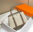 Hermes Garden Party 30cm Bag in Toile and Taupe Leather