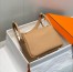 Hermes Lindy 26cm Bag In Chai Clemence Leather GHW 