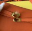 Hermes Kelly Classique To Go Wallet In Orange Epsom Calfskin
