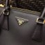 Prada Galleria Small Bag In Black Saffiano Leather