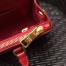 Prada Galleria Small Bag In Red Saffiano Leather
