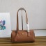 Prada Medium Top-handle Bag in Caramel Leather with Padlock