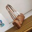 Prada Medium Top-handle Bag in Caramel Leather with Padlock