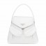 Prada Signaux Hobo In Bag In White Nylon