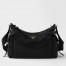 Prada Explore Large Shoulder Bag in Black Nappa Lambskin