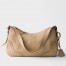 Prada Aimee Large Shoulder Bag in Sand Beige Buckskin